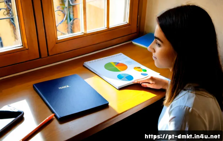 Home 15 디지털 마케팅 자격증 시험 준비 전략 - Photorealistic home study scene for digital marketing certification exam preparation in Portugal, fo...